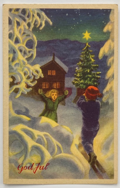 DAMSLETH Lisle-Knut kommer med juletre