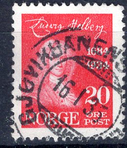 NK 191 praktstemplet Gjøvikbanen 1935 se scan