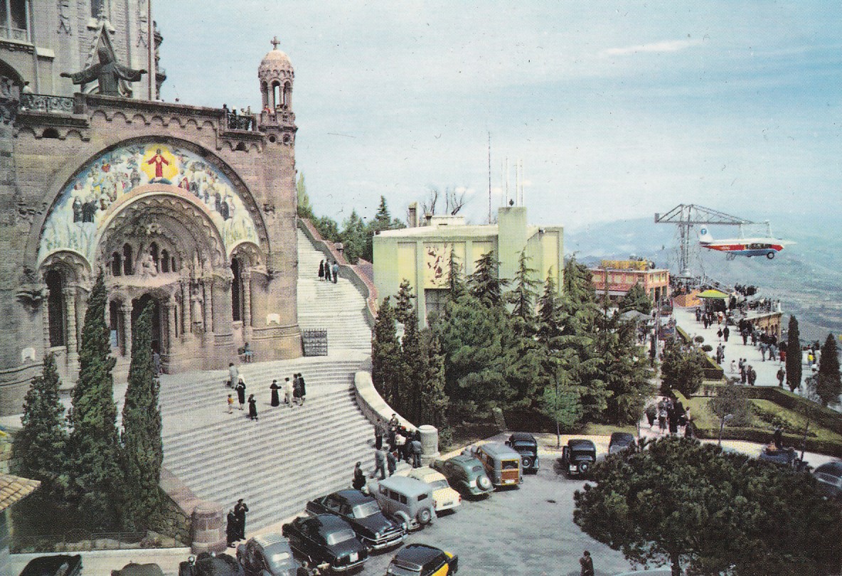 Barcelona.  Tibidabo. Partial view