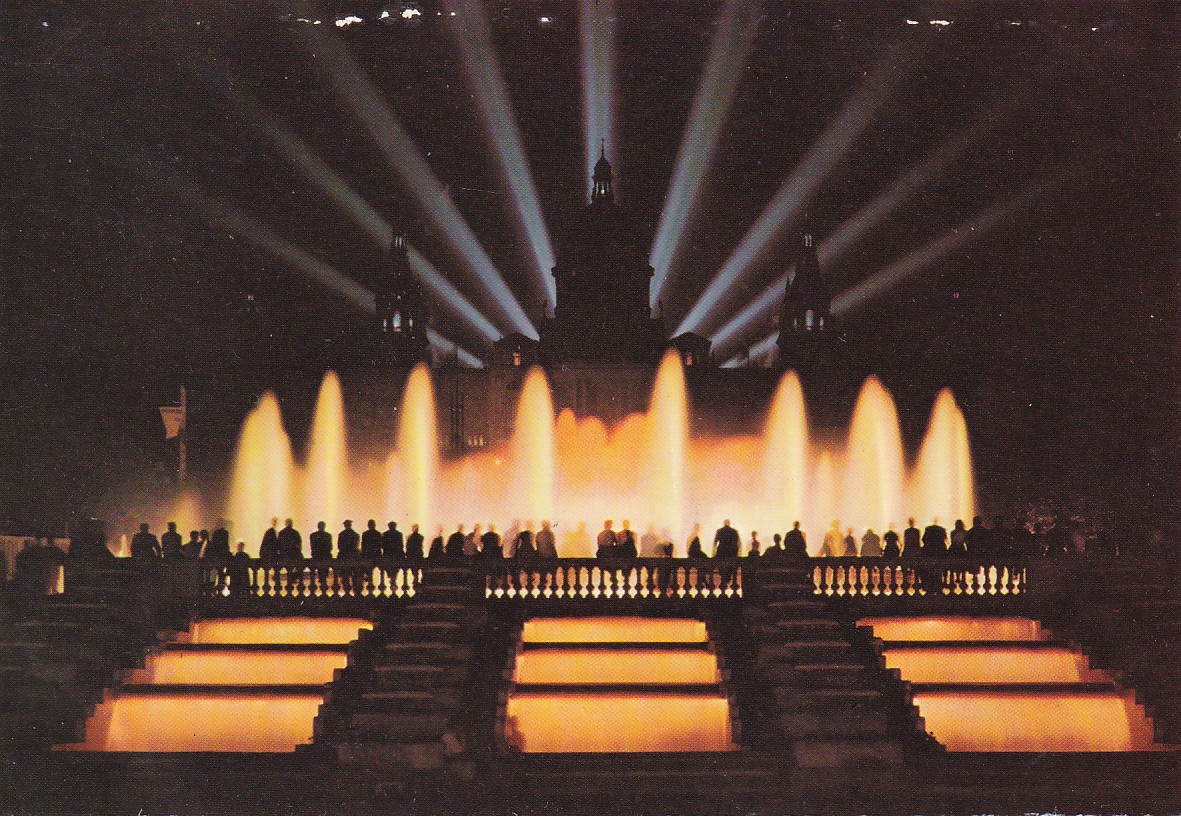 Barcelona. Montjuich Park. Monumental Fountain