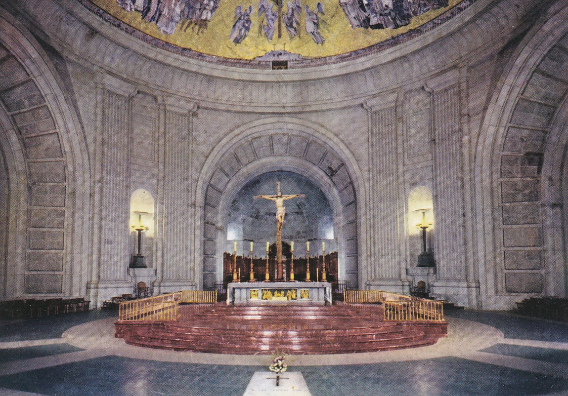 Santa Cruz del Valle de los Caidos. Crypt-Church. Main Altar