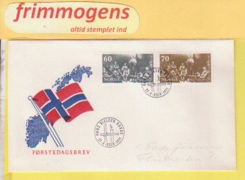 Hans Nielsen Hauge, Norge FDC NK 672-73 (49099)