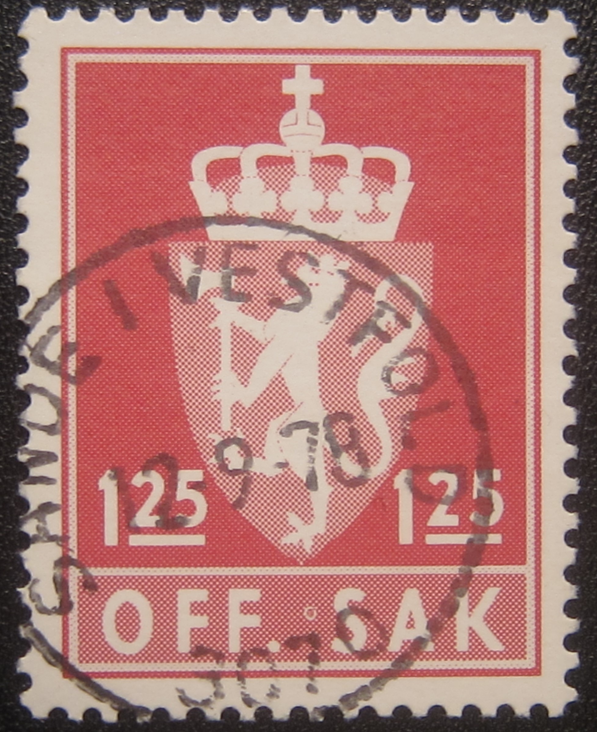 T129 stemplet i Sande i Vestfold 12.9.1978