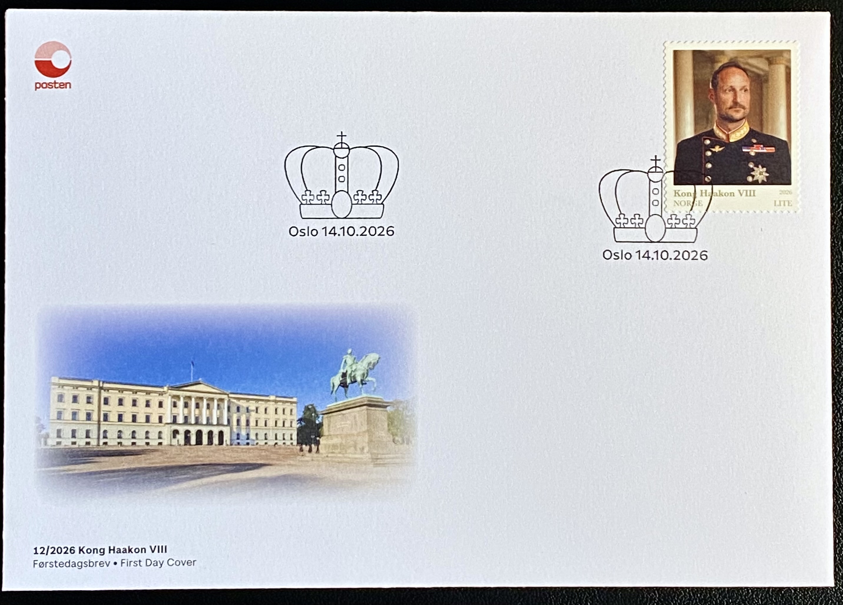 FDC NK 2174 Kong Haakon VIII 14.10.2026