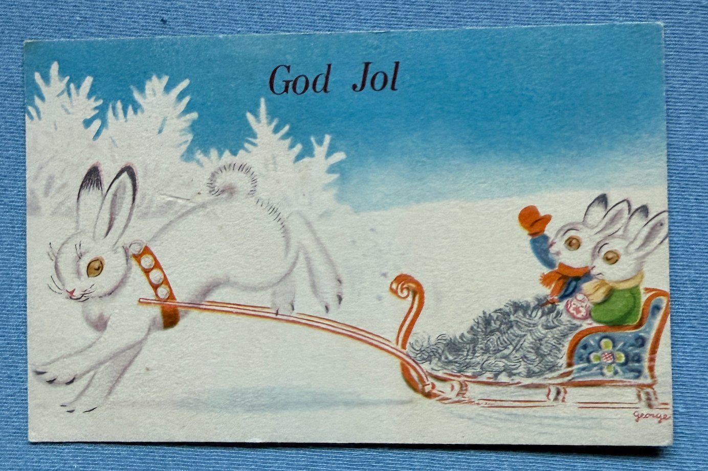 "GOD JOL" George Schumann (Mittet Serie N2797)