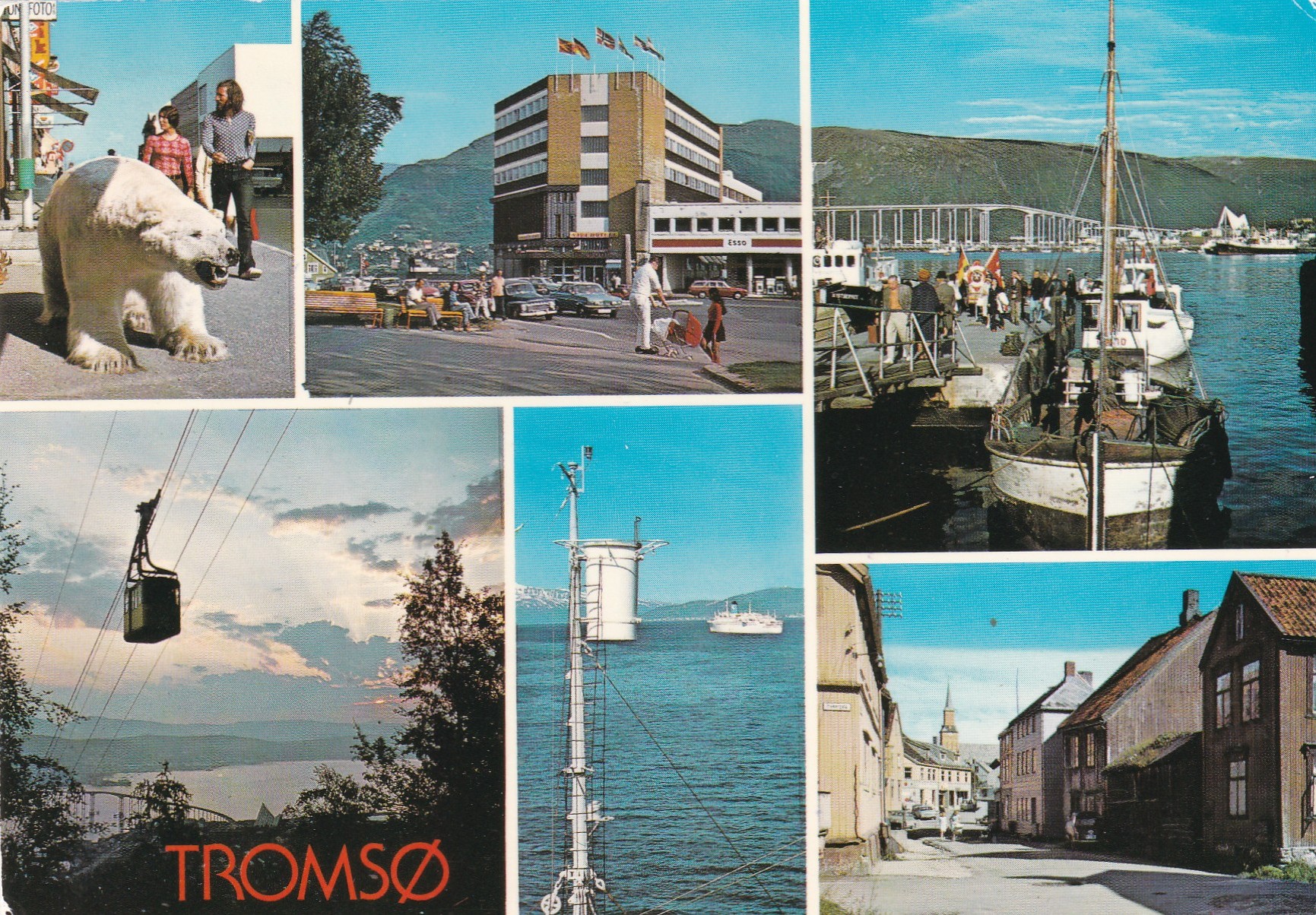 Tromsø. 6-bilders ( Aune M-7959-6)