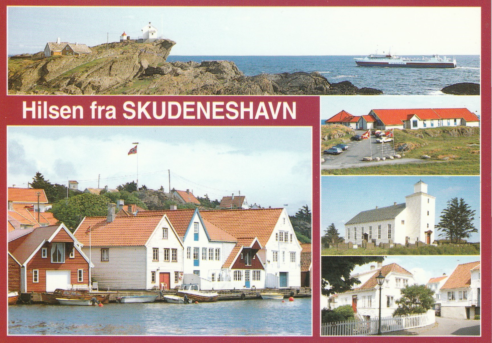 Hilsen fra Skudeneshavn . Aune M-15194-3