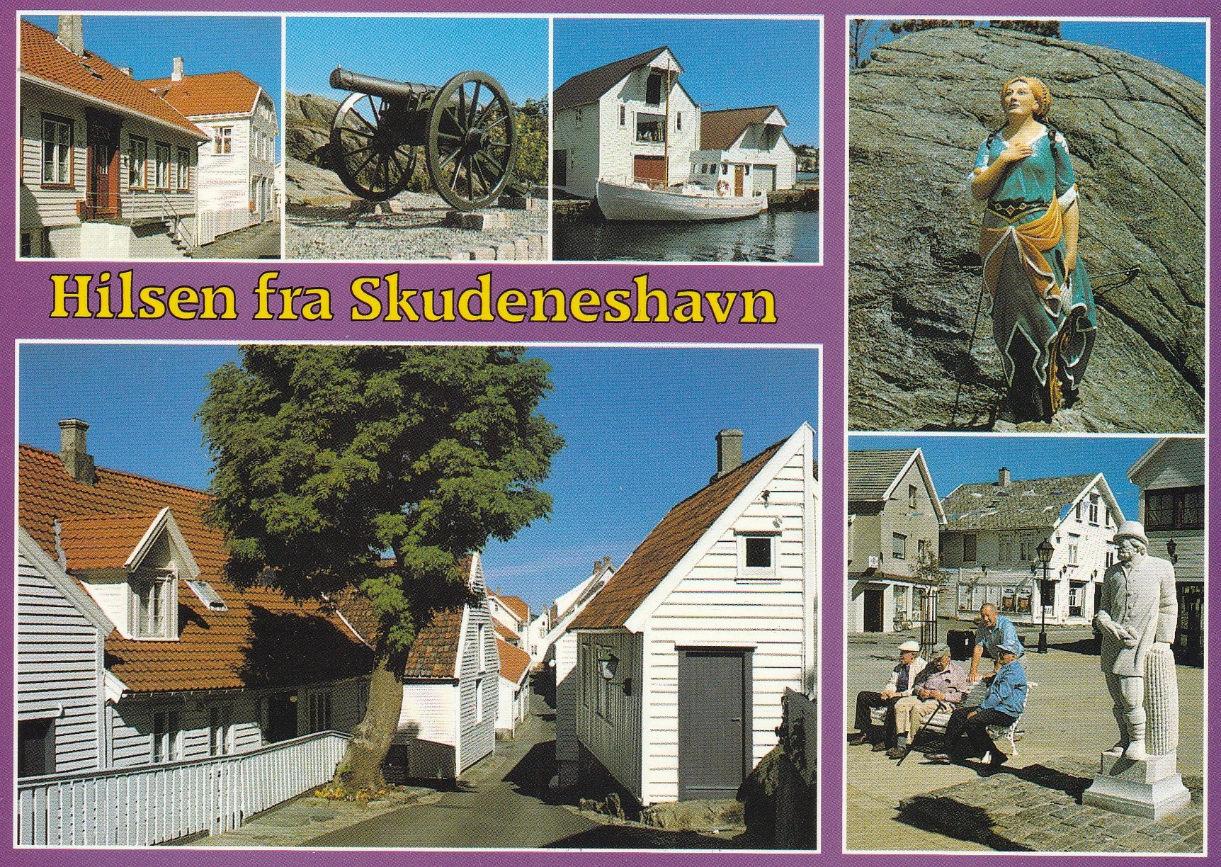 Hilsen fra Skudeneshavn . Aune M-13619-0