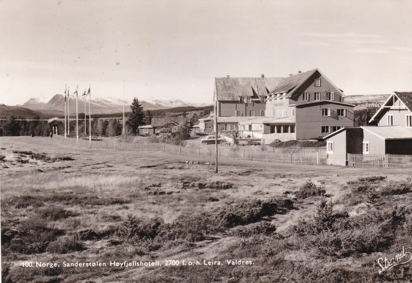 Sanderstølen Høyfjellshotell, Leira, Valdres ( Strand 100)