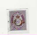 20 KR POSTHORN POSTKLIPP