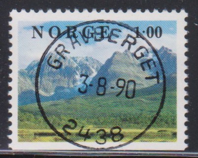 Nk 819 Bn.  Gravberget 3-8-90.