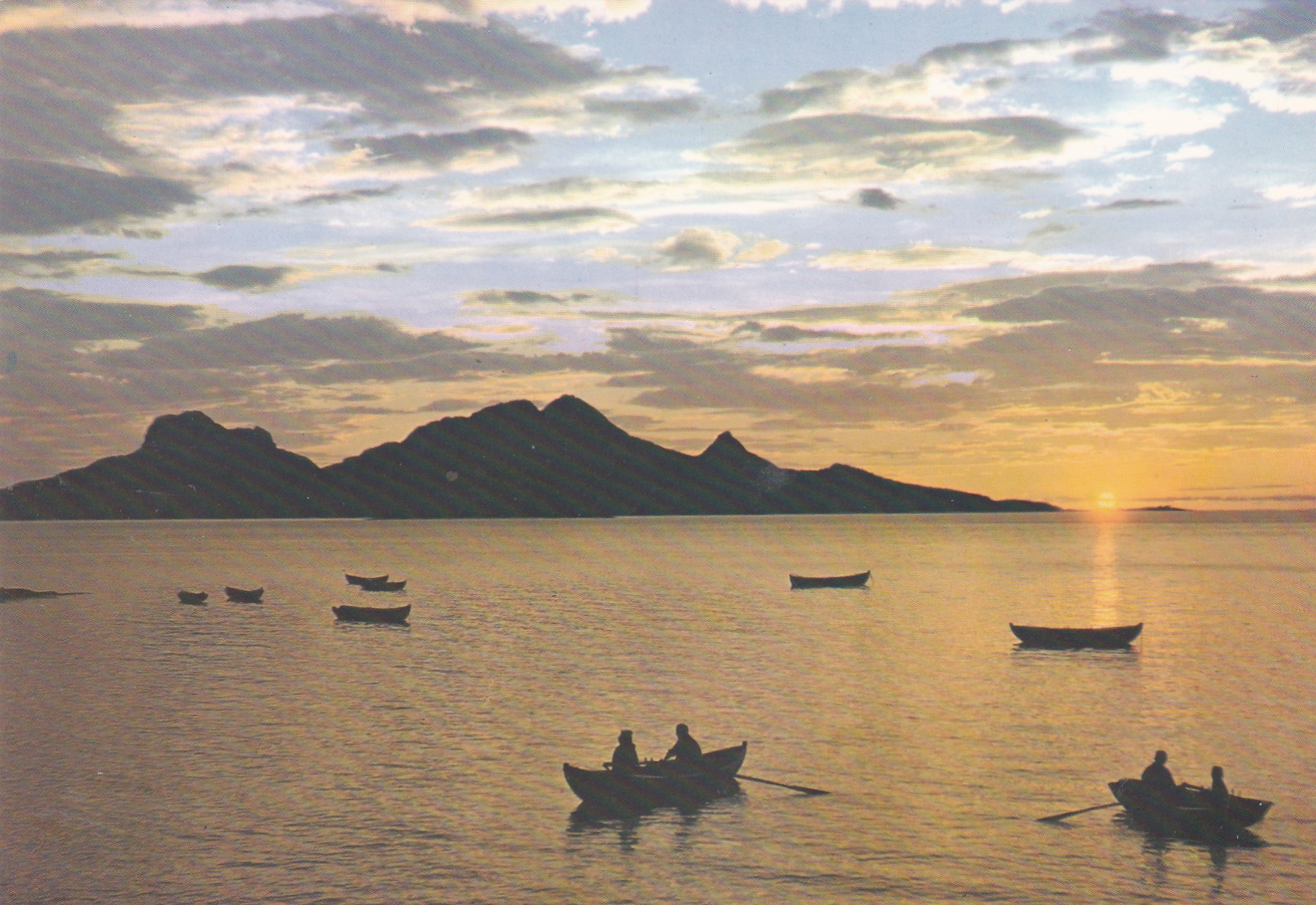 Bodø. Midnattsol, Landego. Aune F-690-1