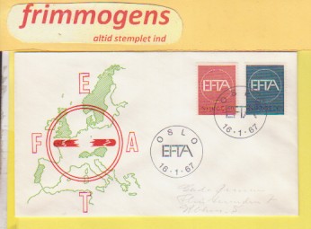 EFTA, Norge FDC NK 585-86 (49116)