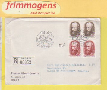A. O. Vinje, Norge FDC NK 606-07 (49121)