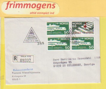 Rutebok og trygg trafikk, Norge FDC NK 624-25 (49122)