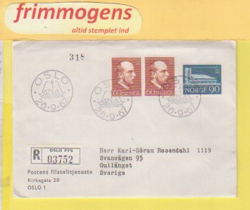 Santalmisjon, Norge FDC NK 593-94 (49130)
