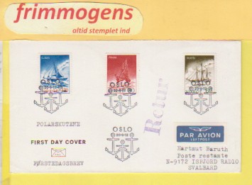 Polarskuter, Norge FDC NK 697-99 (49133)