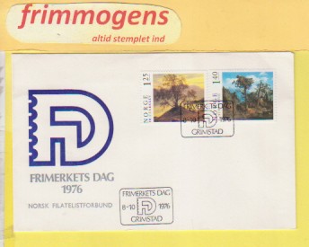 Frimerkets Dag 1976,  Norge FDC NK 780-81 (49134)