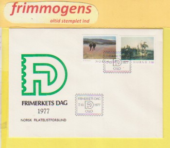 Frimerkets Dag 1977,  Norge FDC NK 801-02 (49135)