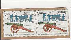 ARTELLERIVÅPENET 300 ÅR X2 POSTKLIPP