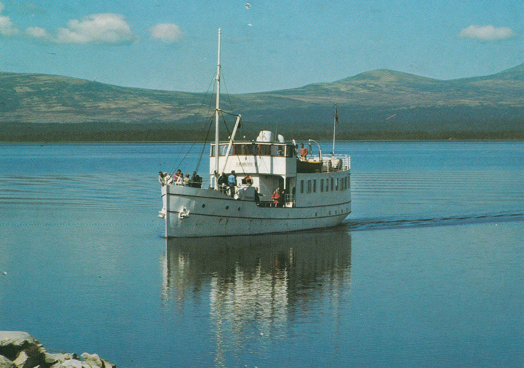 M/S Femund II ? på Femund ved Elgå. Westerdahl 2B526 NL Pst