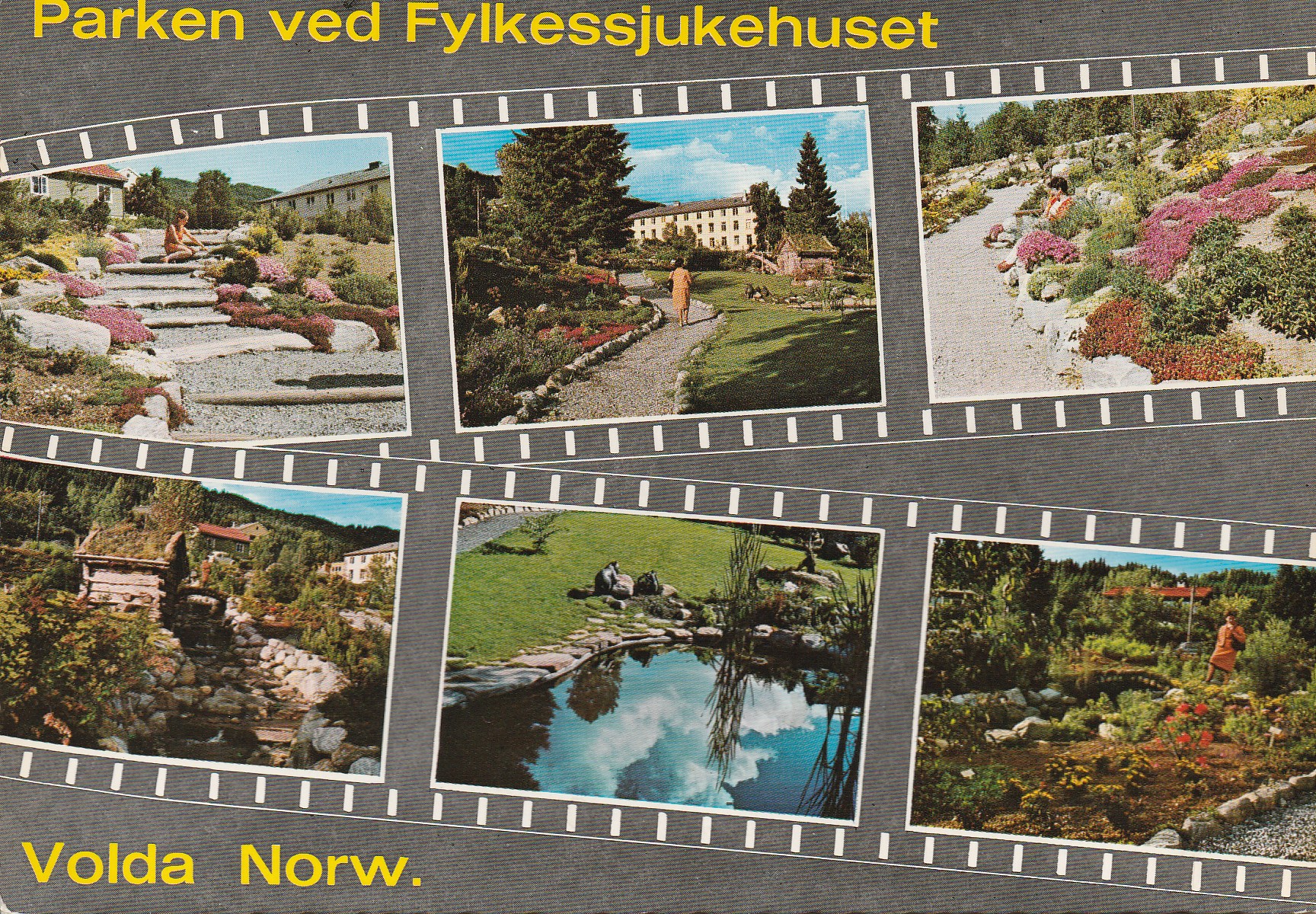 Volda .Parken ved Fylkessjukehuset .Lystad 804 LUX  Pst