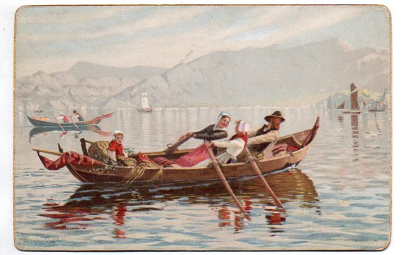 Kartongkort Hans Dahl  brukt