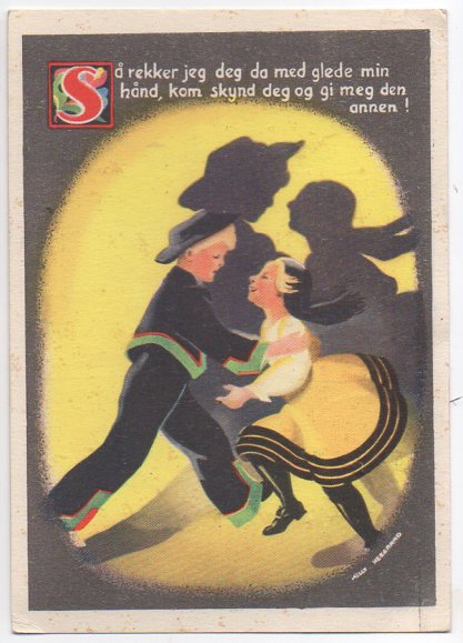 M. Heegaard Så rekker jeg ... storformat brukt 1945